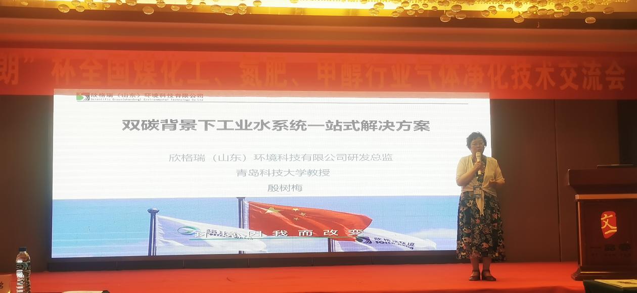 欣格瑞受邀出席“2023全國煤化工、氮肥、甲醇行業氣體凈化技術交流會”